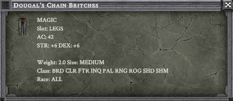 DOUGAL'S CHAIN BRITCHES item card